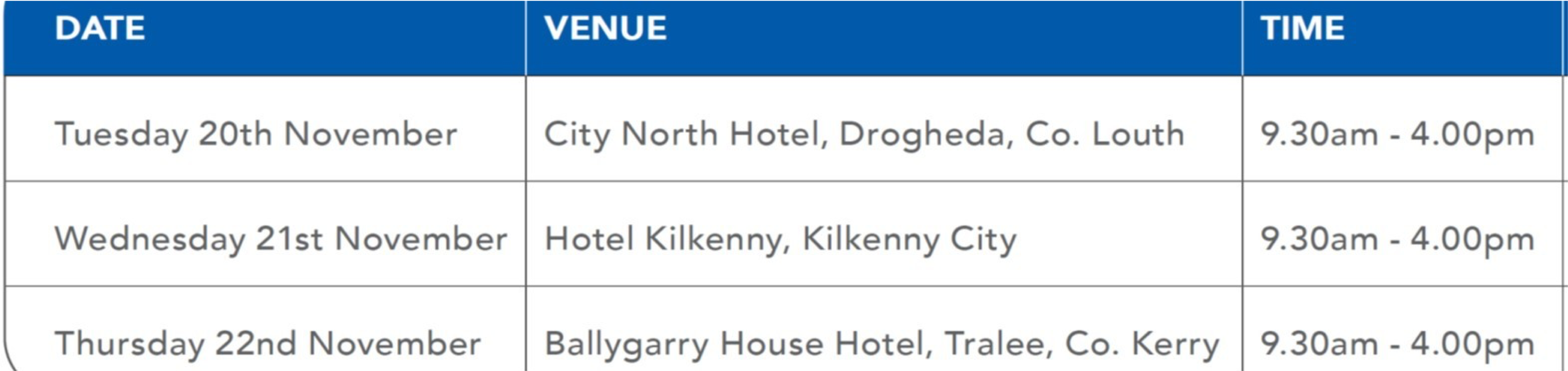 Medicare Training Seminar Dates